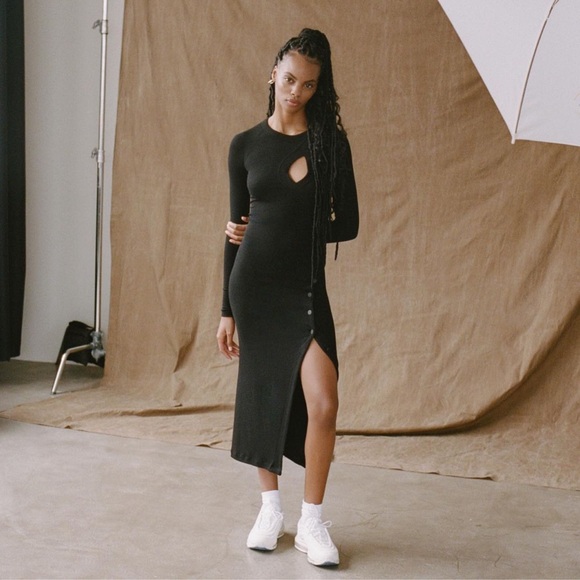 Alix NYC Black Cut Out Dress - Picture 2 of 5